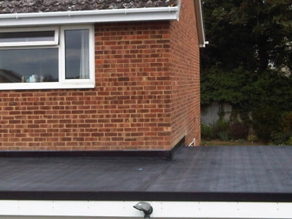Commercial flat roof